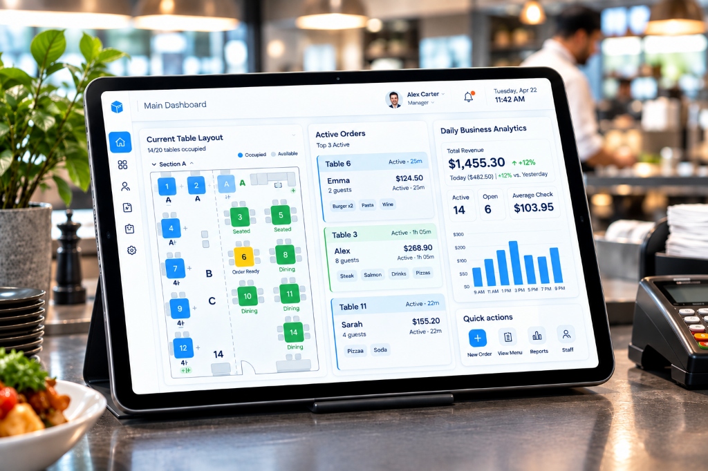Restaurant POS Dashboard